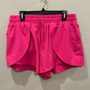 Sincerely Jules Pink High Rise Athletic Shortsighted
